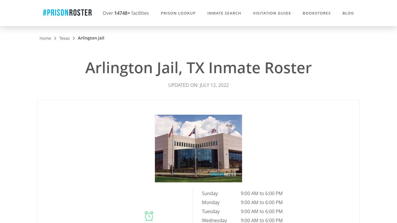 Arlington Jail, TX Inmate Roster - Nationwide Inmate Search